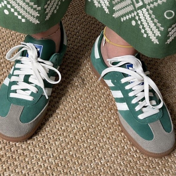 adidas Shoes - Adidas Samba Originals Collegiate Green - M Size 7 / W Size 8